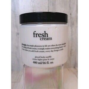 Philosophy Fresh Cream Glazed Body Souffle 16 fl oz Super Size New